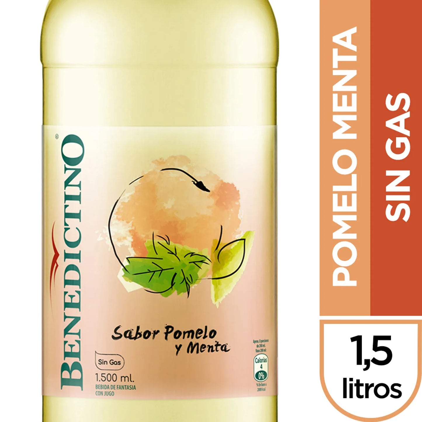 Benedictino Sabor Pomelo Menta 1.5 Lt