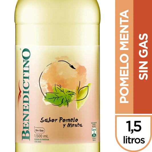 Benedictino Sabor Pomelo Menta 1.5 Lt