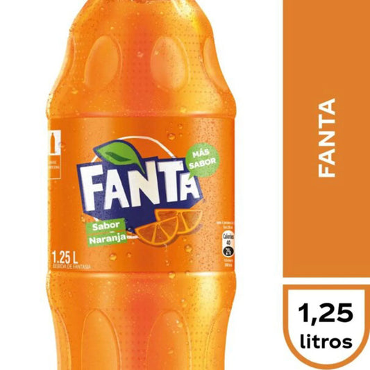 Bebida Fanta Desechable 1.25L