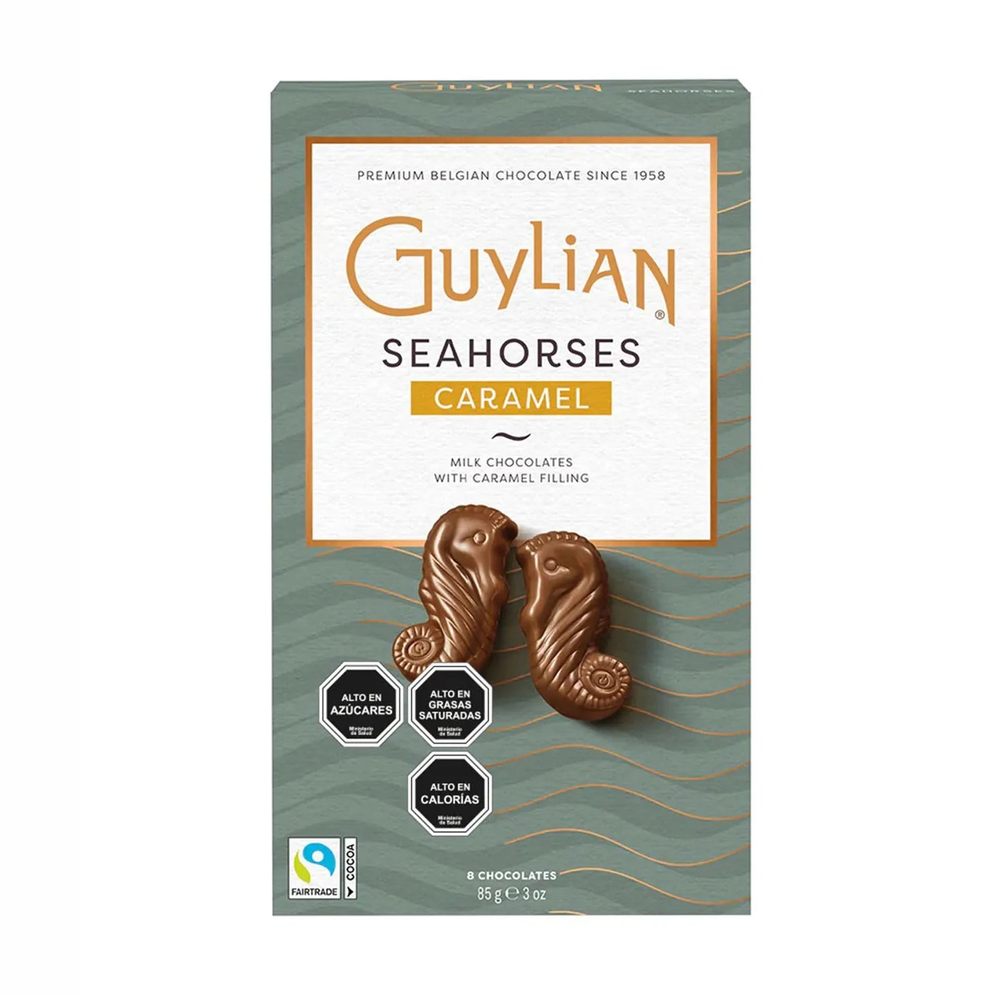 Chocolate Guylian Seahorses Caramel 85 Gr