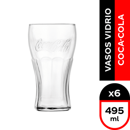 Caja Vasos Coca-Cola 6 Un.