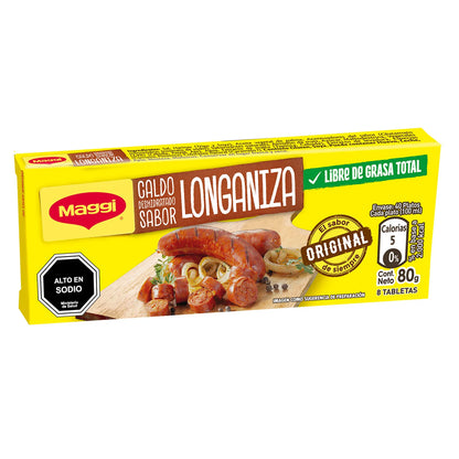 Caldo Sabor Longaniza Maggi 80g