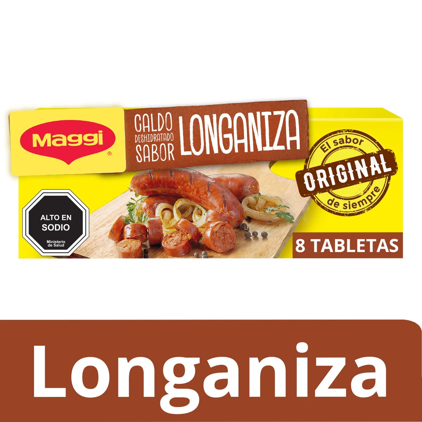 Caldo Sabor Longaniza Maggi 80g