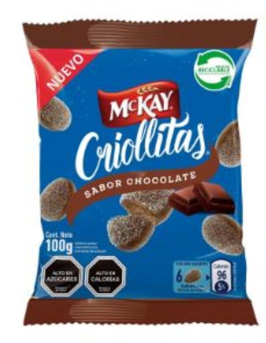 Criollitas Chocolate Mckay 100G