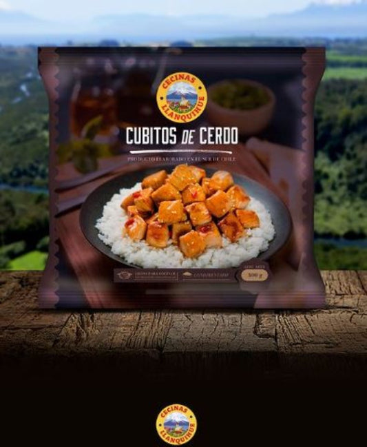 Cubitos Cerdo Llanquihue 300Gr