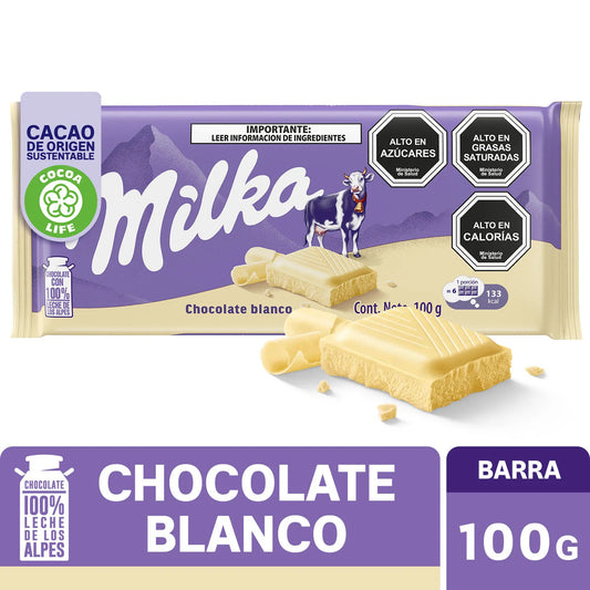 Chocolate Blanco Milka 100g