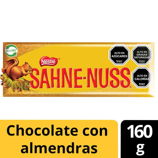 Chocolate con Almendras Sahne Nuss 160g