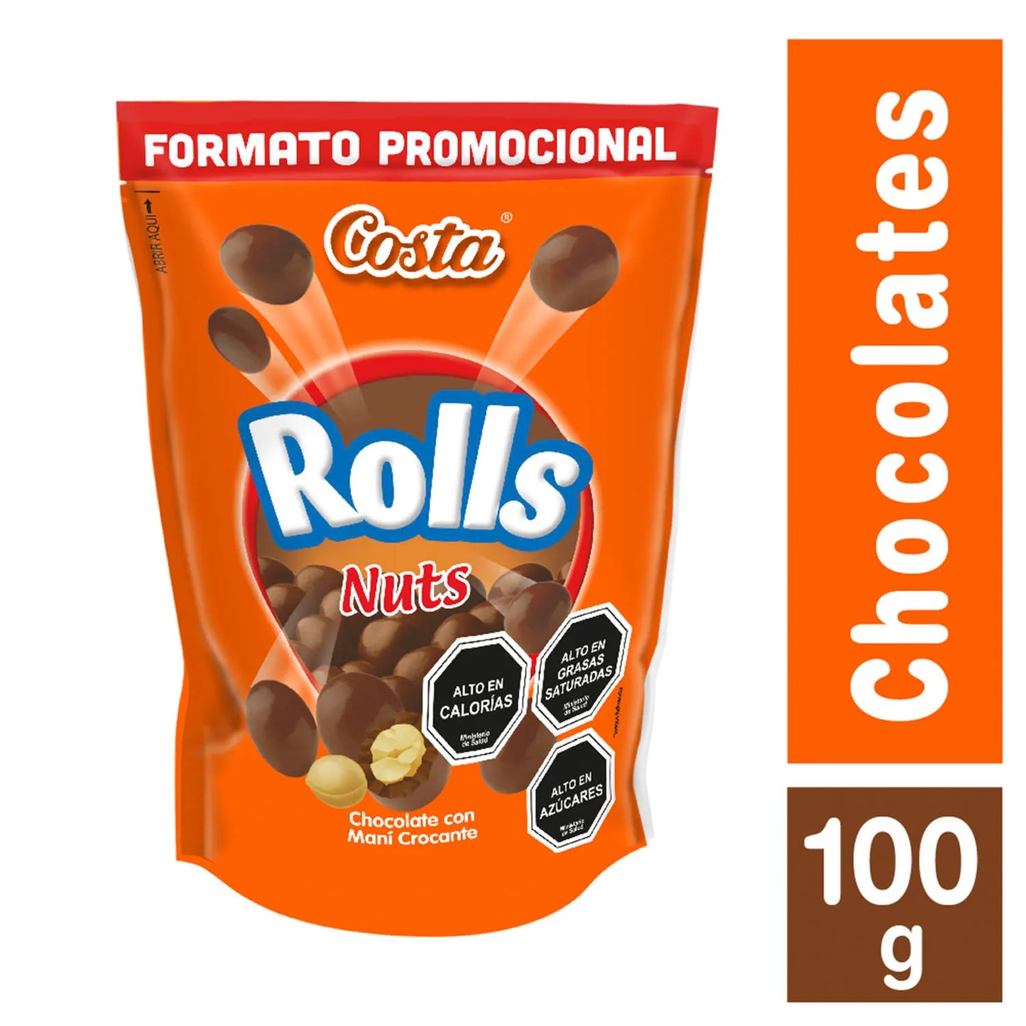 Chocolates Rolls Mani 100g