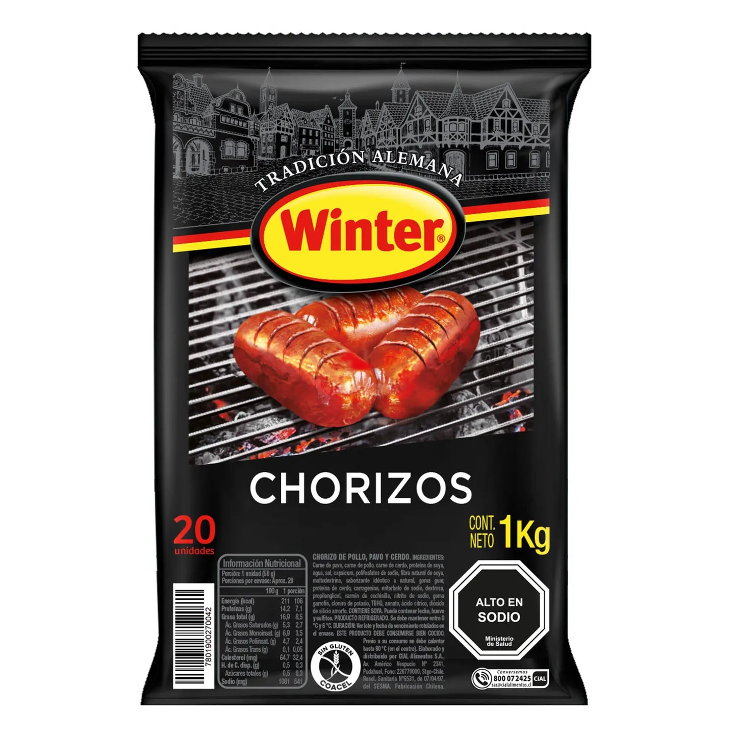 Chorizos Winter 1Kg