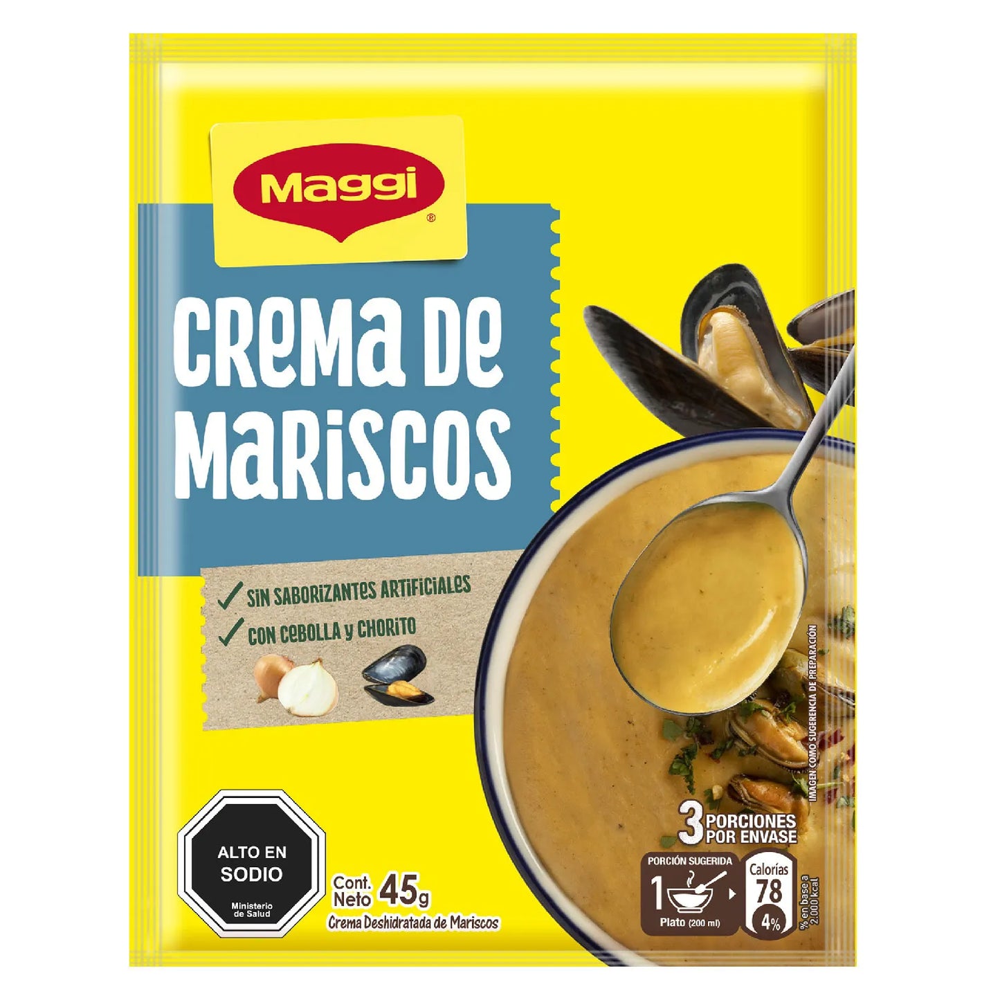 Crema De Mariscos Maggi 45g