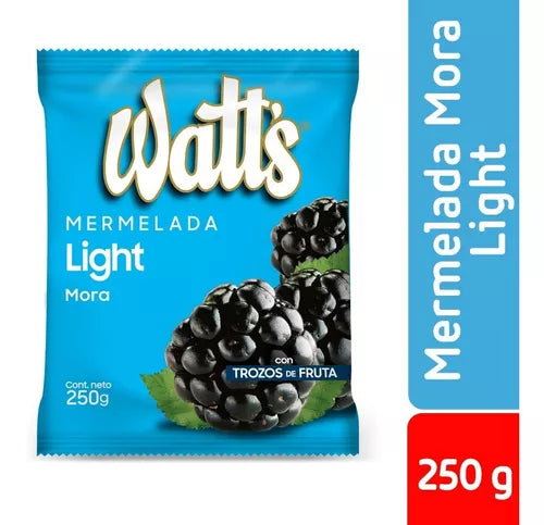 Mermelada Mora Light Watts 250g