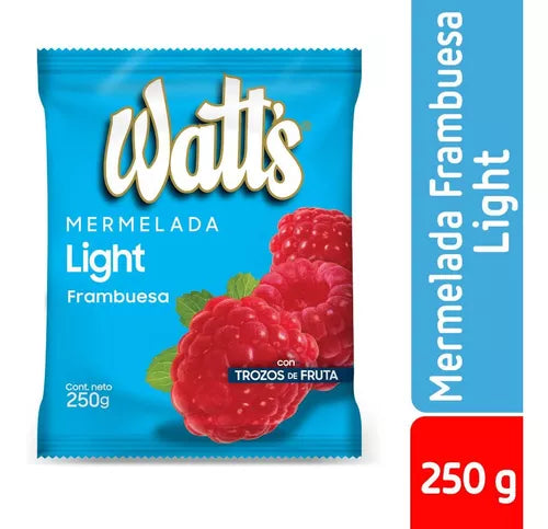 Mermelada de Frambuesa Light Watts 250g