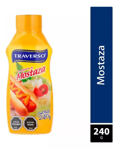 Mostaza Traverso 240g