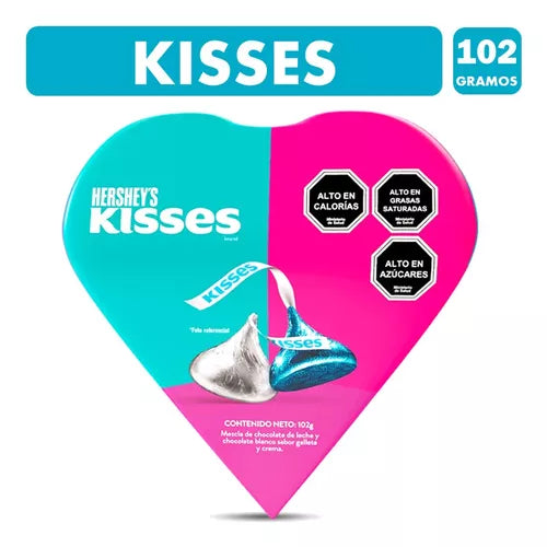 Chocolate Hersheys Kisses Corazon 102g