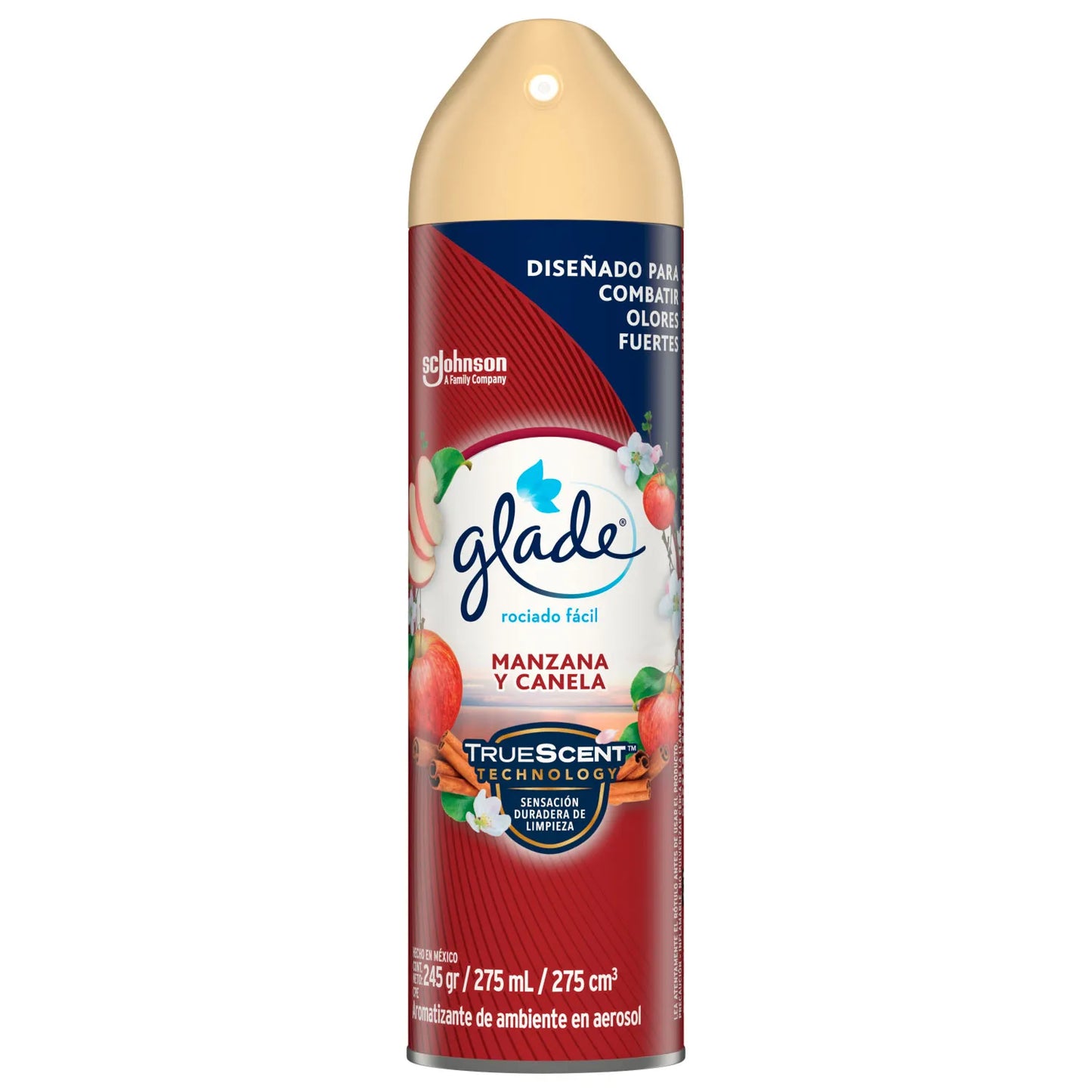 Desodorante Ambiental Manzana Canela Glade 275ml