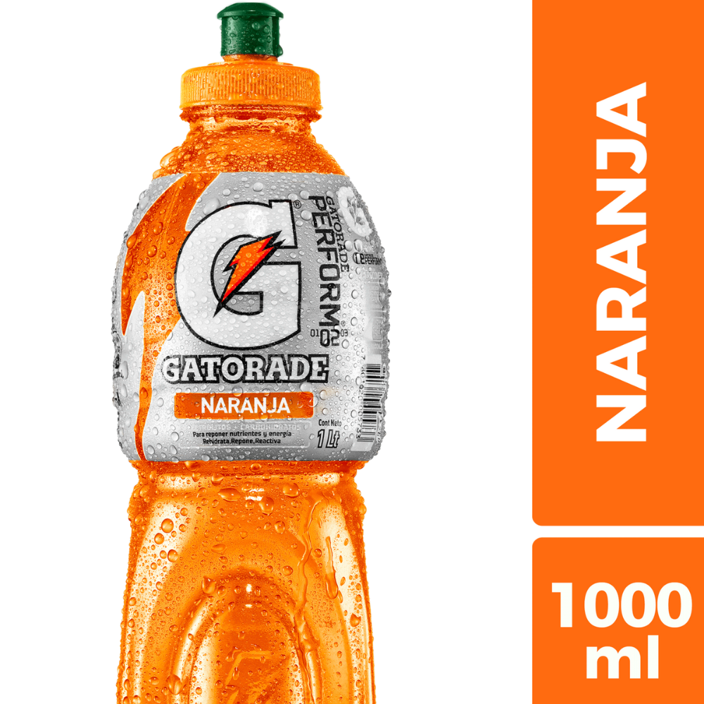 Bebida Isotónica sabor Naranja Gatorade 1 Lt