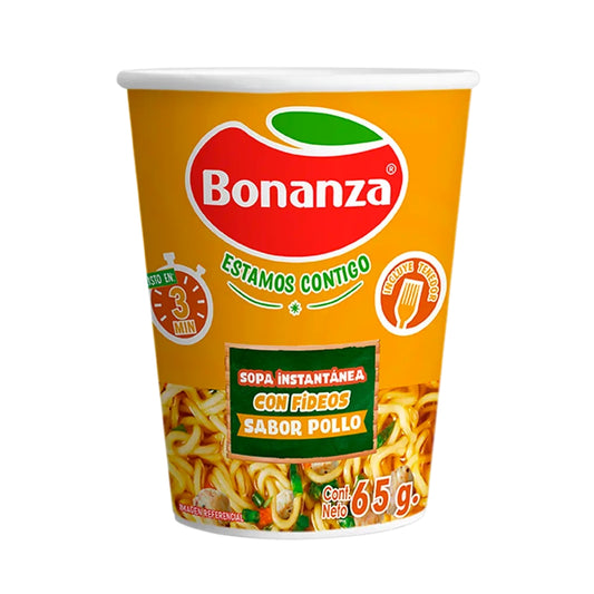 Fideos Instantáneos Pollo Bonanza 65g