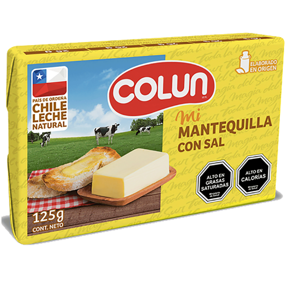 Mantequilla Con Sal Colun 125g