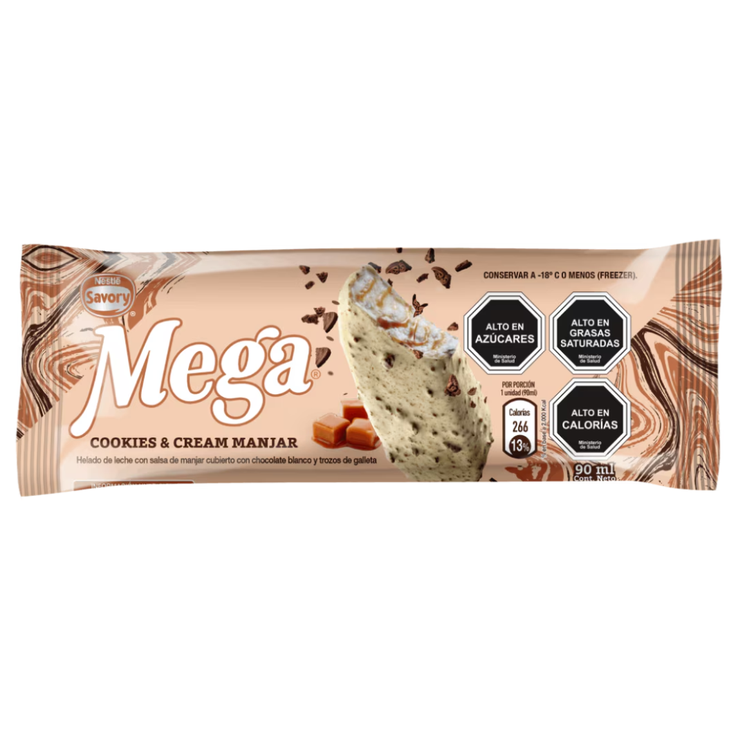 Helado Cookies Manjar Mega Savory 90ml