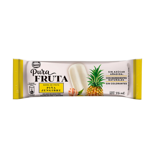 Helado Piña Pura Fruta Savory 75ml