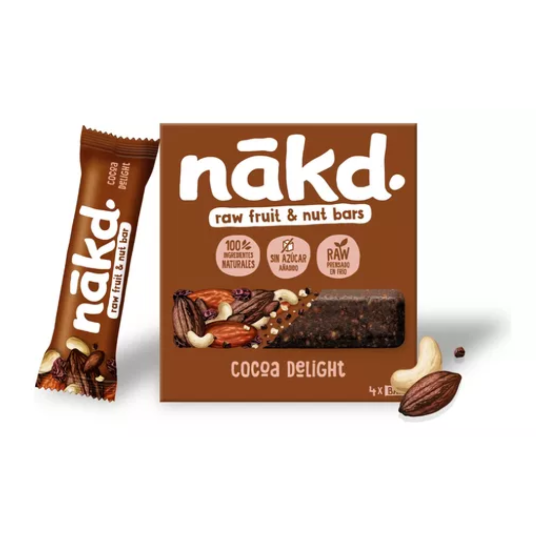 Barras Nakd Cocoa Delight 4un 35g