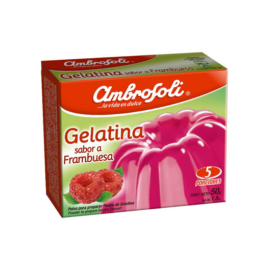 Gelatina Frambuesa Ambrosoli 50g