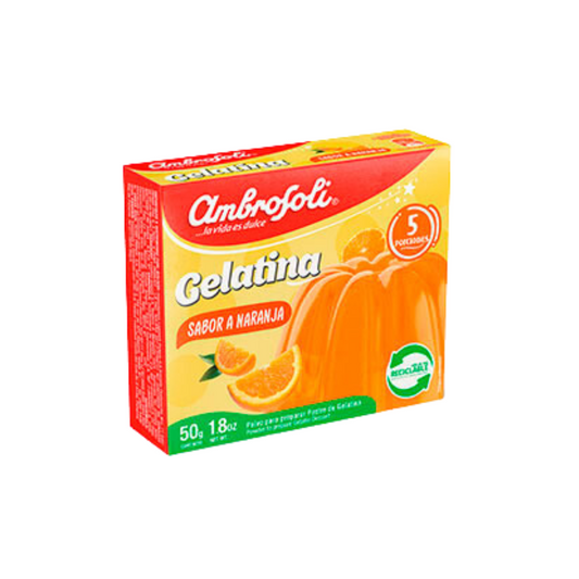 Gelatina Naranja Ambrosoli 50g