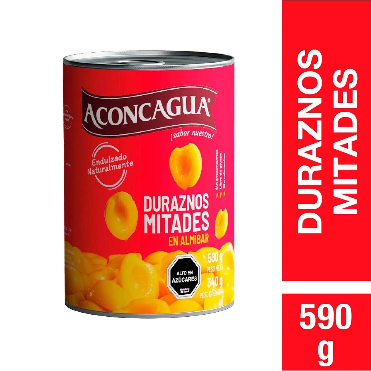 ACONCAGUA DURAZNOS MITADES 590G