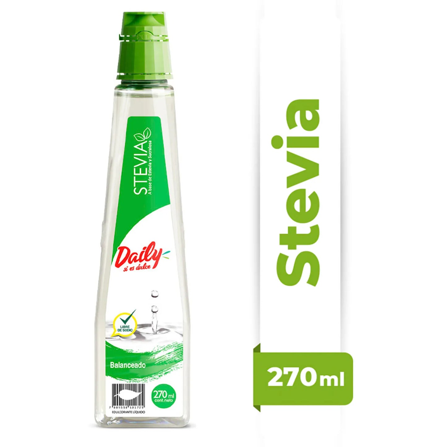 Daily Stevia Liquido 270Ml