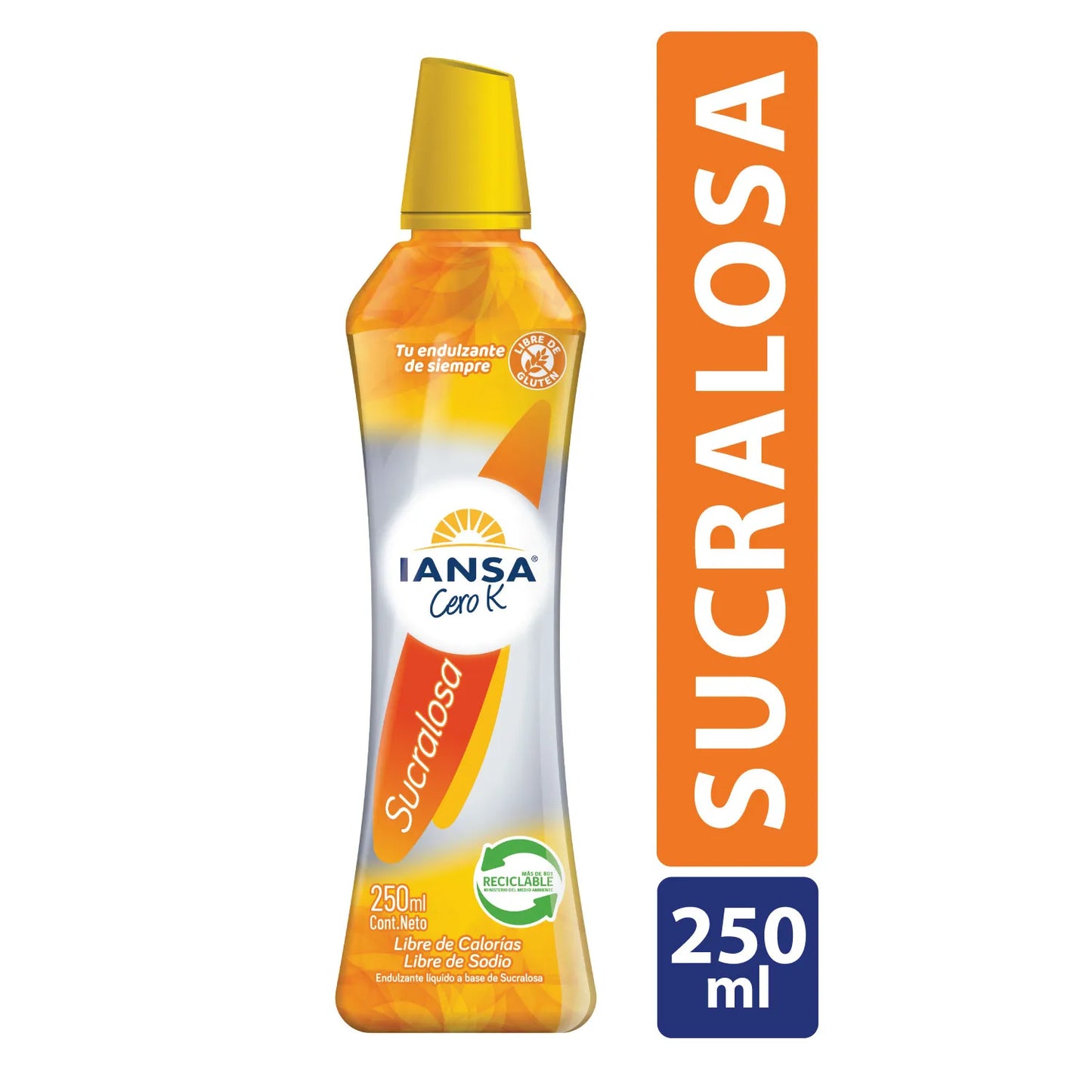 Endulzante Líquido Sucralosa Iansa Cero K  250 ml