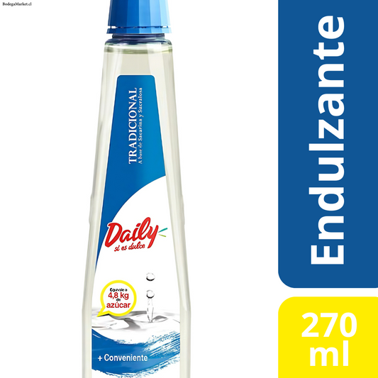 Endulzante Daily Gotas Sacarina 270 ml