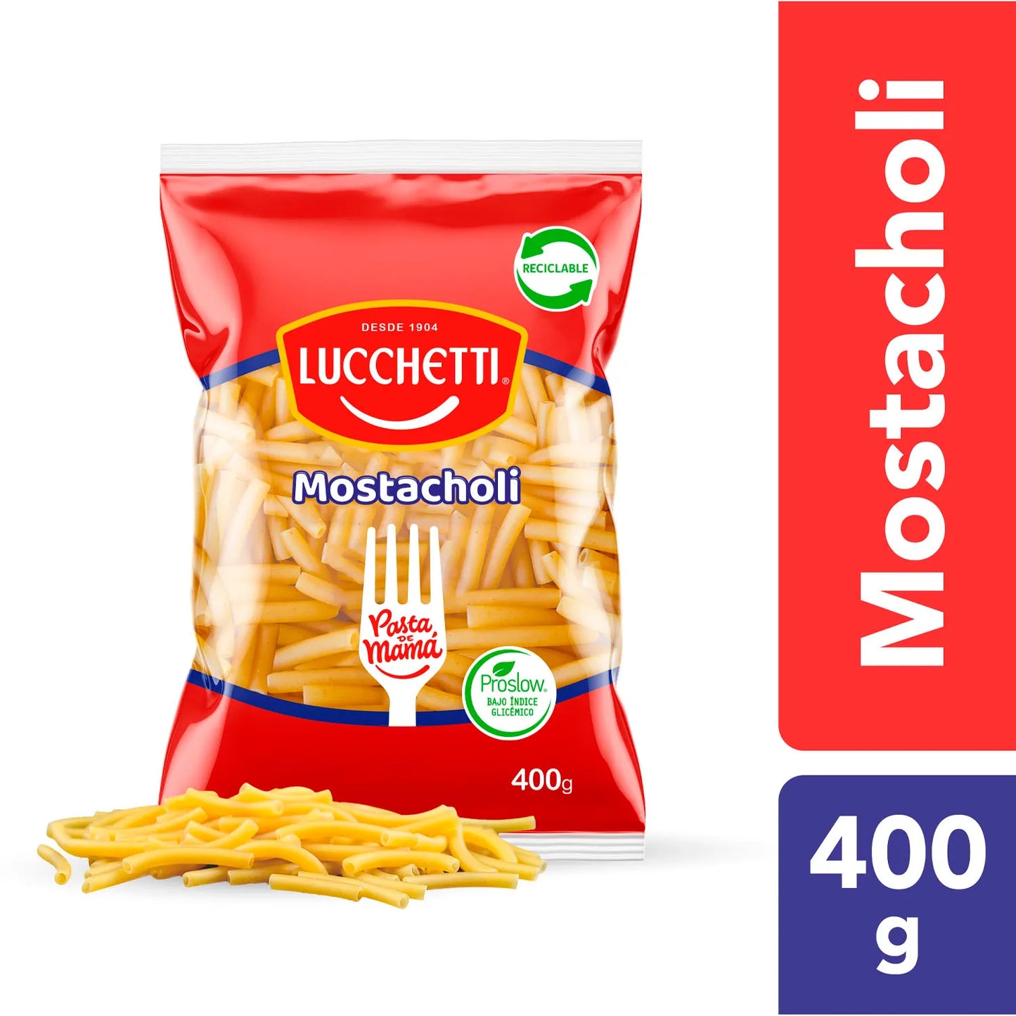 Fideos Mostacholi Lucchetti 400g