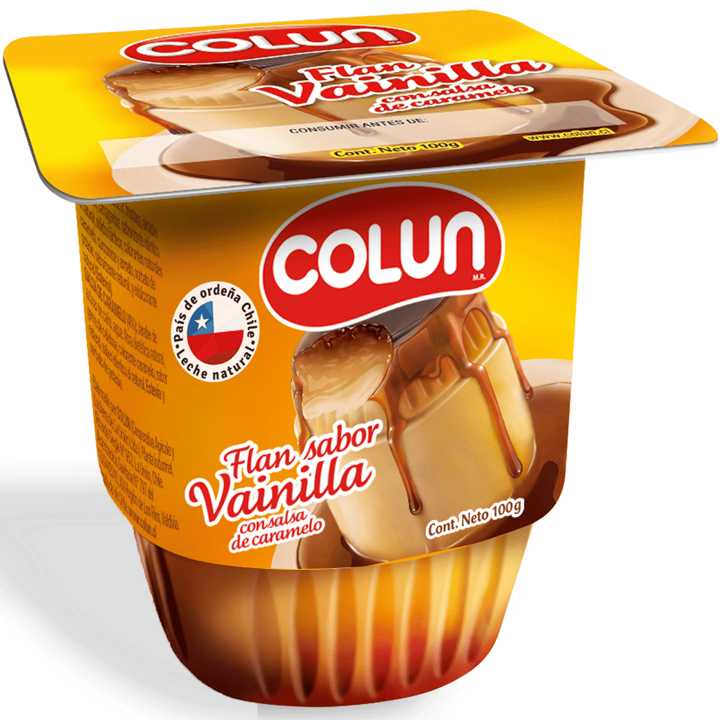 Flan de Vainilla Colun 100g