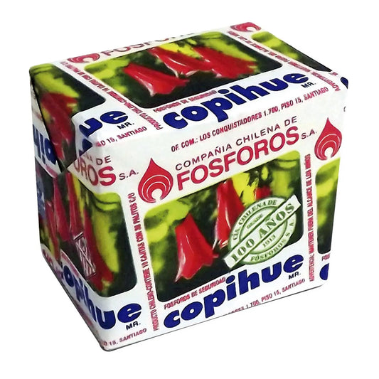 Pack Fósforos Copihue Tradicional 10 Cajas