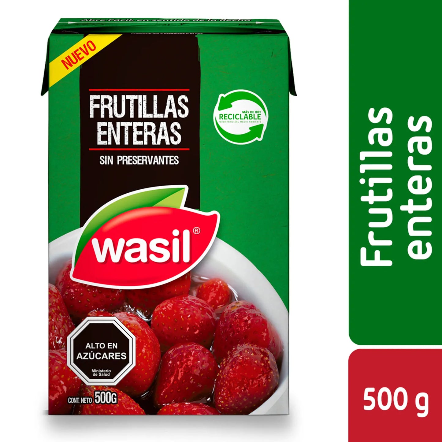 Frutillas Enteras Wasil 500g