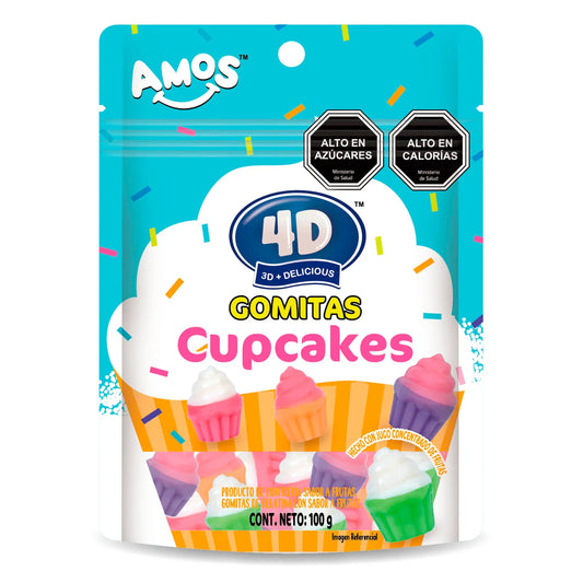 Gomitas 4D Cupcakes Amos 100g