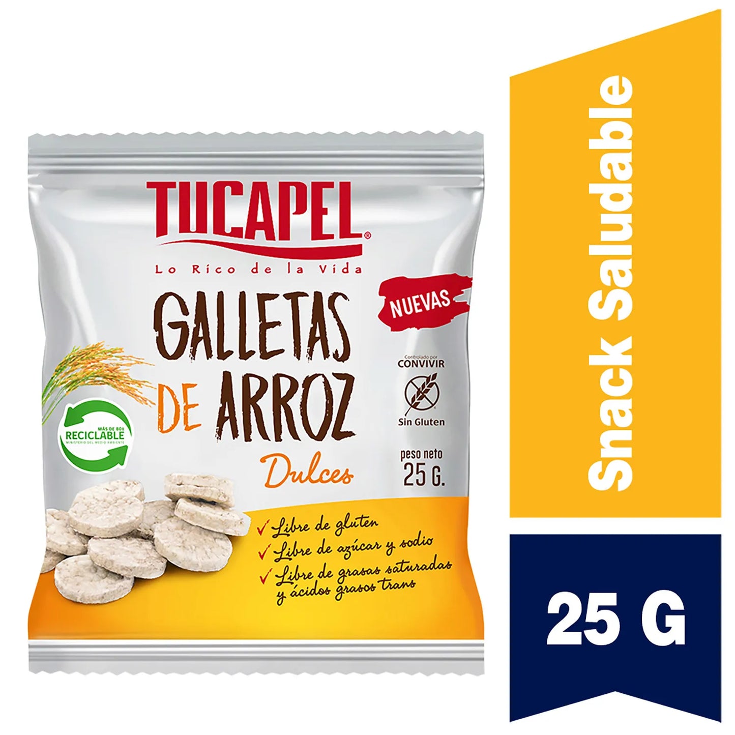 Galletas de Arroz Dulces 25g