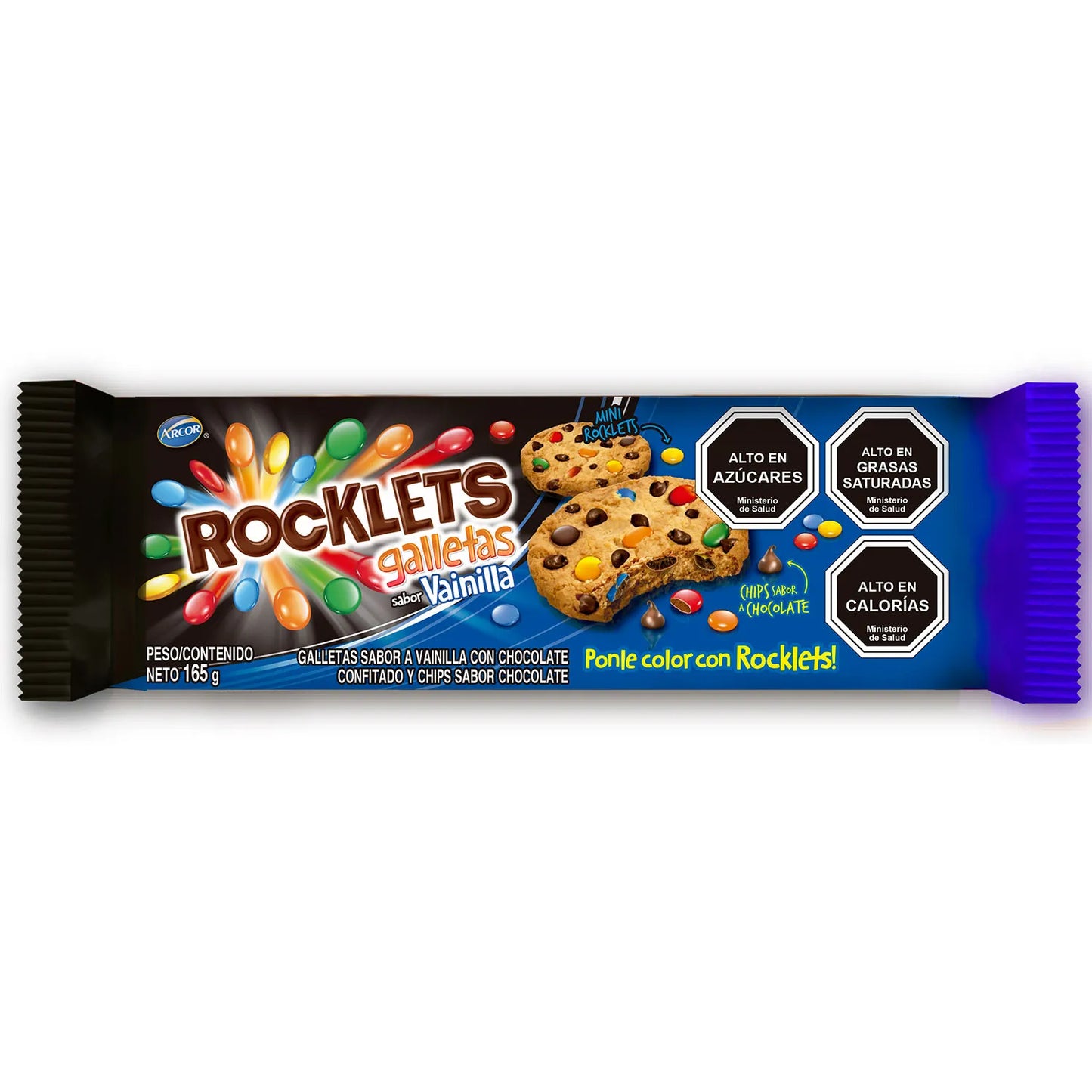 Galleta Vainilla Rocklets 165g