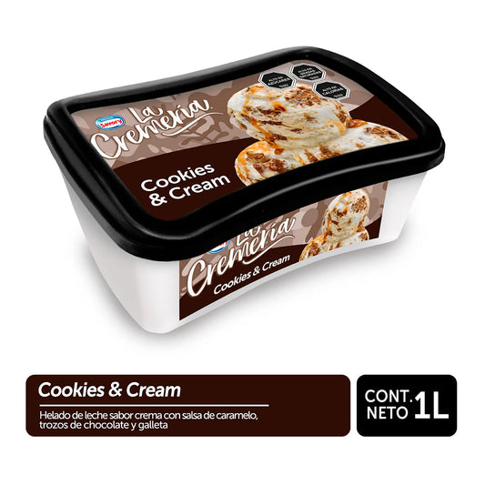 Helado La Cremeria Cookies & Cream 1L