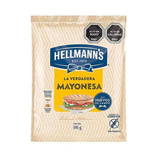 Mayonesa Hellmanns 186 Gr