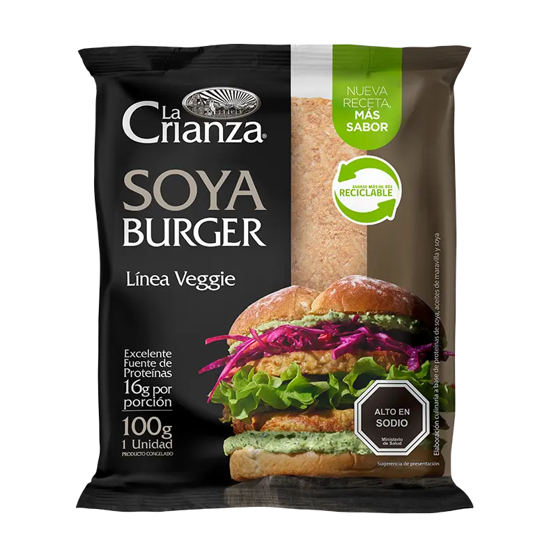 Hamburguesa de Soya La Crianza 100g