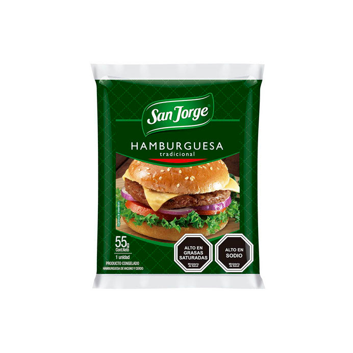 Hamburguesa de Vacuno San Jorge  55g