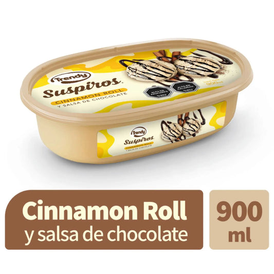 Helado Cinnamon Roll Trendy Suspiros 900ml