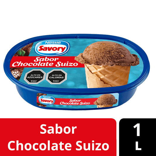 Helado Chocolate Suizo Savory 1L