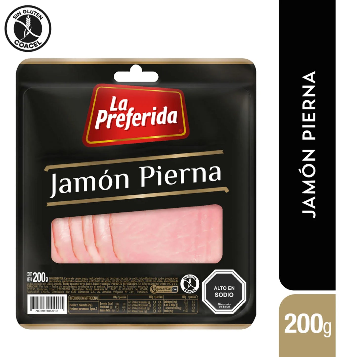 Jamón Pierna La Preferida 200g