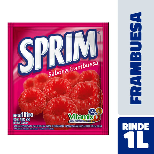 Jugo en Polvo Sprim Frambuesa 25 Gr