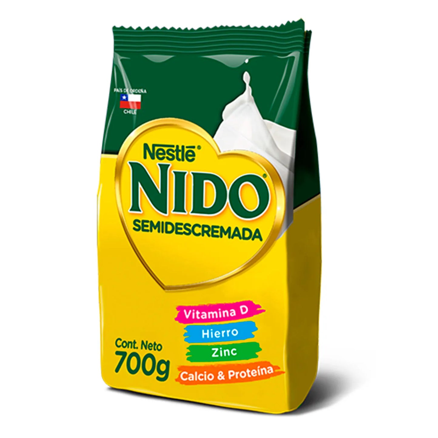 Leche en Polvo Nido Semidescremada 700g