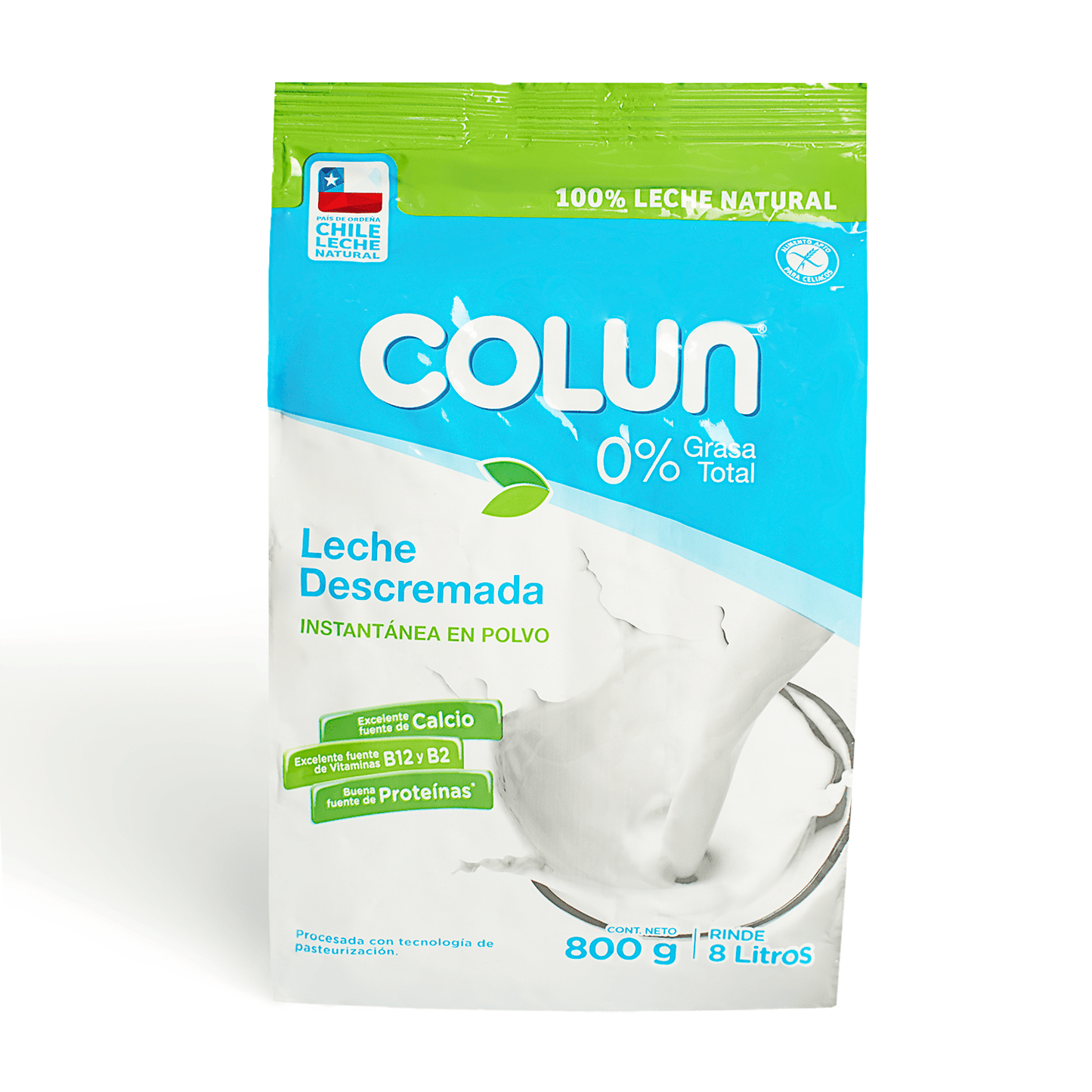 Leche Descremada Polvo Colun 800g