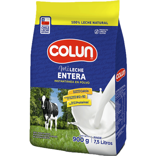 Leche Entera en Polvo Colun 900g