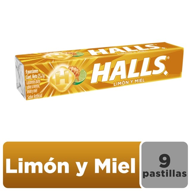 Halls Mentho Miel 9 Un